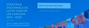 Stratégie décennale INCa 2021 -2030 : réunion du 2ème comité de suivi national