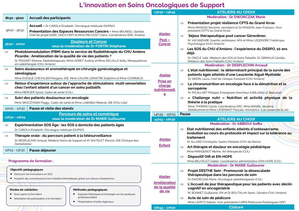 Journée régionale des Soins Oncologiques de Support - 4 Avril 2024 10